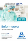 ENFERMERO/A DEL SERVICIO DE SALUD DEL PRINCIPADO DE ASTURIAS (SESPA). TEST PARTE ESPEC�FICA