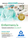 ENFERMERO/A DEL SERVICIO ARAGONS DE SALUD. TEMARIO ESPECFICO VOLUMEN 1