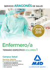 ENFERMERO/A DEL SERVICIO ARAGON�S DE SALUD. TEMARIO ESPEC�FICO VOLUMEN 1