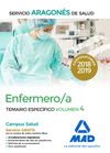 ENFERMERO/A DEL SERVICIO ARAGON�S DE SALUD. TEMARIO ESPEC�FICO VOLUMEN 4