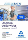 OPERARIO DE SERVICIOS DEL SERVICIO DE SALUD DE CASTILLA Y LE�N (SACYL). TEMARIO Y TEST VOLUMEN 1