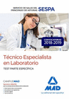 TCNICO ESPECIALISTA EN LABORATORIO DEL SERVICIO DE SALUD DEL PRINCIPADO DE ASTURIAS (SESPA). TEST PARTE ESPECFICA