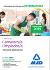 CAMARERO/A-LIMPIADOR/A PERSONAL LABORAL (GRUPO V) DE LA ADMINISTRACIN DE LA COMUNIDAD  AUTNOMA DE EXTREMADURA. TEMARIO ESPECFICO