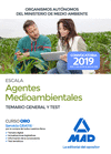 ESCALA DE AGENTES MEDIOAMBIENTALES DE ORGANISMOS AUT�NOMOS DEL MINISTERIO DE MEDIO AMBIENTE. TEMARIO GENERAL Y TEST