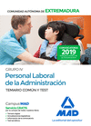 GRUPO IV PERSONAL LABORAL DE LA ADMINISTRACIN DE LA COMUNIDAD AUTNOMA DE EXTREMADURA. TEMARIO COMN Y TEST