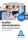 AUXILIAR ADMINISTRATIVO DE LA ADMINISTRACIN GENERAL DEL ESTADO PROMOCIN INTERNA (CUERPO GENERAL AUXILIAR). SIMULACROS DE EXAMEN (PRUEBA INFORMTICA)