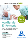 AUXILIAR DE ENFERMERA DE LA DIPUTACIN PROVINCIAL DE JAN. TEST Y SUPUESTOS PRCTICOS DE MATERIAS ESPECFICAS