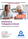 ASISTENTE/A TRABAJADOR/A SOCIAL DE LAS INSTITUCIONES SANITARIAS DE LA CONSELLERIA DE SANITAT DE LA GENERALITAT VALENCIANA. TEMARIO ESPECFICO VOLUMEN 