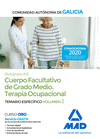 CUERPO FACULTATIVO DE GRADO MEDIO DE LA COMUNIDAD AUT�NOMA DE GALICIA (SUBGRUPO A2) ESPECIALIDAD TERAPIA OCUPACIONAL. TEMARIO ESPEC�FICO VOLUMEN 2