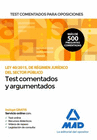 TEST COMENTADOS PARA OPOSICIONES DE LA LEY 40/2015, DE R�GIMEN JUR�DICO DEL SECTOR P�BLICO.