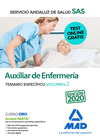 AUXILIAR DE ENFERMERA DEL SERVICIO ANDALUZ DE SALUD. TEMARIO ESPECFICO VOLUMEN 2