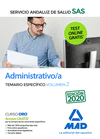 ADMINISTRATIVO/A DEL SERVICIO ANDALUZ DE SALUD. TEMARIO ESPECFICO VOLUMEN 2