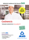 COCINERO/A DEL SERVICIO ANDALUZ DE SALUD. TEMARIO ESPECFICO  VOLUMEN 3