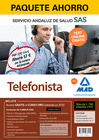 PAQUETE AHORRO Y TEST ONLINE GRATIS TELEFONISTA DEL SERVICIO ANDALUZ DE SALUD. AHORRA 36  (INCLUYE TEMARIO COMN; TEMARIO ESPECFICO VOLMENES 1 Y 2;
