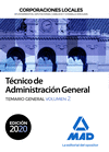T�CNICO  DE ADMINISTRACI�N GENERAL DE CORPORACIONES LOCALES. TEMARIO GENERAL VOLUMEN 2