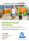 T�CNICOS EN JARD�N DE INFANCIA DEL CUERPO EJECUTIVO DE LA ADMINISTRACI�N DE LA COMUNIDAD AUT�NOMA DE ARAG�N (ESCALA DE AYUDANTES FACULTATIVOS). TEMARI
