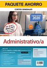 PAQUETE AHORRO ADMINISTRATIVO DE LAS CORTES GENERALES. AHORRA 50 � (INCLUYE TEMARIO BLOQUE B VOL�MENES 1 Y 2; TEMARIO BLOQUE C; TEST BLOQUES B Y C; AC