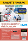 PAQUETE AHORRO Y TEST ONLINE GRATIS T�CNICO SUPERIOR DE LABORATORIO DEL SERVICIO DE SALUD DE CASTILLA-LA MANCHA (SESCAM). AHORRA 72 � (INCLUYE TEMARIO