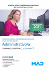 ADMINISTRATIVO/A DE LA AGENCIA PBLICA EMPRESARIAL SANITARIA BAJO GUADALQUIVIR. TEMARIO ESPECFICO VOLUMEN 3