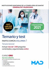 INSTITUCIONES SANITARIAS DE LA CONSELLER�A DE SANITAT DE LA GENERALITAT VALENCIANA. TEMARIO Y TEST PARTE COM�N VOLUMEN 1 TEMARIO GENERAL