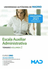 ESCALA AUXILIAR ADMINISTRATIVA DE LA UNIVERSIDAD AUT�NOMA DE MADRID. TEMARIO VOLUMEN 2