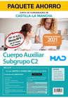 PAQUETE AHORRO CUERPO AUXILIAR DE LA JUNTA DE COMUNIDADES DE CASTILLA-LA MANCHA. AHORRA 56  (INCLUYE TEMARIO VOLMENES 1 Y 2; TEST Y SIMULACROS DE EX