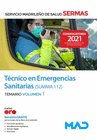 TCNICO EN EMERGENCIAS SANITARIAS DEL SERVICIO MADRILEO DE SALUD  SUMMA 112 . TEMARIO VOLUMEN 1