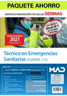 PAQUETE AHORRO TCNICO EN EMERGENCIAS SANITARIAS SERMAS. AHORRA 48  (INCLUYE TEMARIO VOLMENES 1, 2 Y 3; TEST Y ACCESO GRATIS AL CURSO ORO)