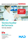 T�CNICO AUXILIAR DE FARMACIA DEL SERVICIO MADRILE�O DE SALUD. TEST DEL TEMARIO