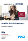 AUXILIAR ADMINISTRATIVO/A DEL AYUNTAMIENTO DE MSTOLES. TEMARIO VOLUMEN 2