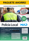 PAQUETE AHORRO POLICA LOCAL DE ANDALUCA. AHORRA 65  +5% DESCUENTO ONLINE (INCLUYE TEMARIO VOLMENES 1 Y 2; TEST; SUPUESTOS PRCTICOS Y ACCESO GRATI
