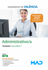 ADMINISTRATIVO/A. TEMARIO VOLUMEN 1