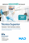 T�CNICO SUPERIOR. TEMARIO MATERIA COM�N Y TEST