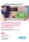 T�CNICO MEDIO SANITARIO DE CUIDADOS AUXILIARES DE ENFERMER�A. TEMARIO ESPEC�FICO VOLUMEN 2