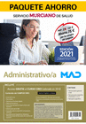 PAQUETE AHORRO ADMINISTRATIVO/A. AHORRA 75 � (INCLUYE TEMARIO PARTE GENERAL Y TEST; TEMARIO PARTE ESPEC�FICA VOL�MENES 1, 2 Y 3; TEST PARTE ESPEC�FICA