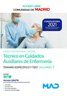 TCNICO EN CUIDADOS AUXILIARES DE ENFERMERA (ACCESO LIBRE). TEMARIO Y TEST VOLUMEN 2