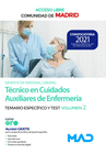 T�CNICO EN CUIDADOS AUXILIARES DE ENFERMER�A (ACCESO LIBRE). TEMARIO Y TEST VOLUMEN 2
