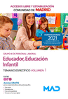 EDUCADOR, EDUCACI�N INFANTIL GRUPO III (ACCESOS LIBRE Y ESTABILIZACI�N). TEMARIO ESPEC�FICO VOLUMEN 1