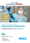 DIPLOMADO EN ENFERMER�A (ACCESO LIBRE). TEMARIO GENERAL Y TEST VOLUMEN 2