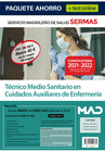 PAQUETE AHORRO + TEST ONLINE T�CNICO MEDIO SANITARIO EN CUIDADOS AUXILIARES DE ENFERMER�A. AHORRA 40 � +5% DESCUENTO ONLINE (INCLUYE TEMARIO VOL�MENES
