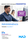 ADMINISTRATIVO/A. TEMARIO VOLUMEN 1