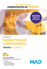 CUERPO DE GESTI�N PROCESAL Y ADMINISTRATIVA (PROMOCI�N INTERNA). TEMARIO VOLUMEN 2