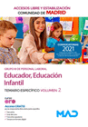 EDUCADOR, EDUCACI�N INFANTIL GRUPO III (ACCESOS LIBRE Y ESTABILIZACI�N). TEMARIO ESPEC�FICO VOLUMEN 2