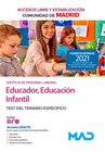 EDUCADOR, EDUCACI�N INFANTIL GRUPO III (ACCESOS LIBRE Y ESTABILIZACI�N). TEST DEL TEMARIO ESPEC�FICO