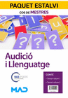 PAQUET ESTALVI COS DE MESTRES. AUDICI� I LLENGUATGE. INCLOU TEMARIS VOLUM 1 I 2. GAUDEIX DE 5% DE DESCOMPTE ONLINE!