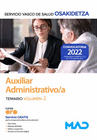 AUXILIAR ADMINISTRATIVO/A. TEMARIO VOLUMEN 2