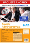 PAQUETE AHORRO AUXILIAR ADMINISTRATIVO/A. AHORRA 48 � +5% DESCUENTO ONLINE (INCLUYE TEMARIO VOL�MENES 1 Y 2; TEST; SIMULACROS DE EXAMEN; ACCESO GRATIS