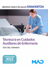 TCNICO/A EN CUIDADOS AUXILIARES DE ENFERMERA (TCAE) TEST DEL TEMARIO