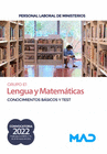 LENGUA Y MATEM�TICAS (GRUPO PROFESIONAL E1) PERSONAL LABORAL DE MINISTERIOS CONOCIMIENTOS B�SICOS Y TEST