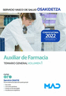 AUXILIAR DE FARMACIA TEMARIO GENERAL VOLUMEN 1